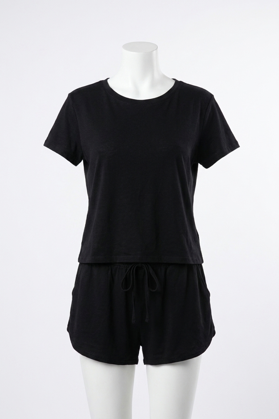 NEW LVHR olivia crew t-shirt in black